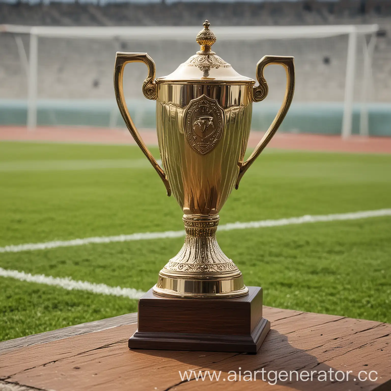 Football-Cup-Centerpiece-on-Field-Table