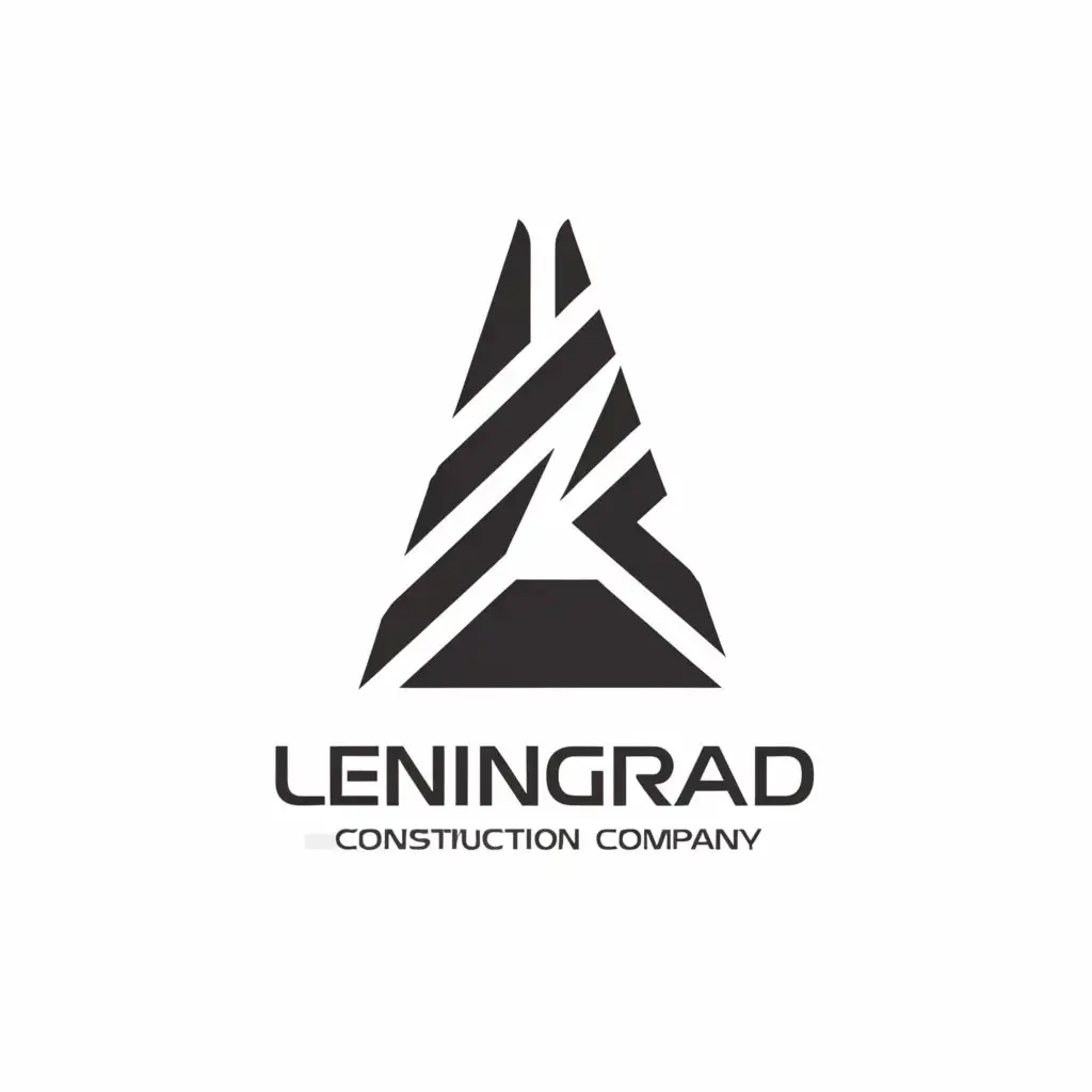 a logo design,with the text "Leningrad Construction Company", main symbol:LSK,Minimalistic,be used in Construction industry,clear background