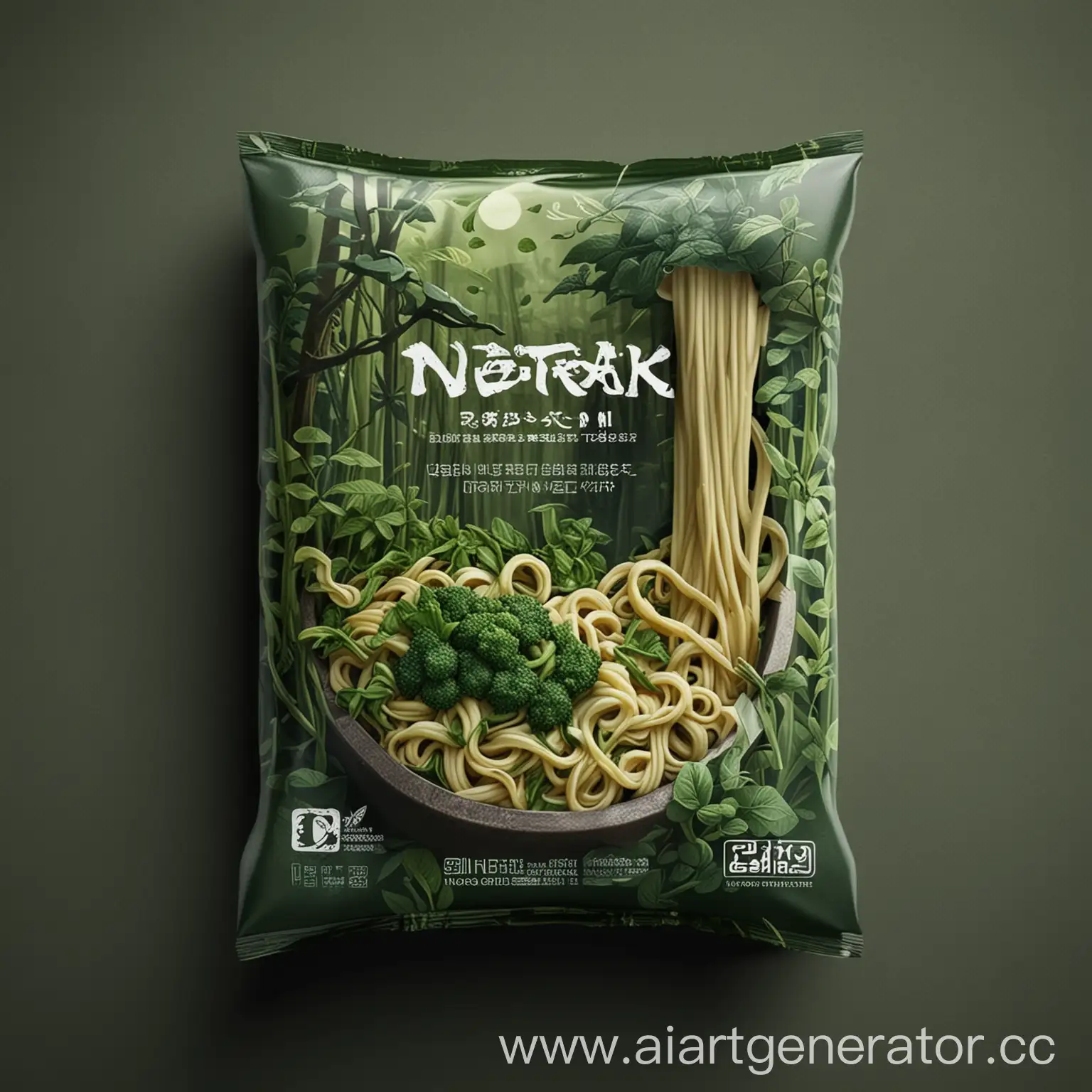 Forest-Noodles-Dota-2-Themed-Noodles-with-Green-Packaging-Design
