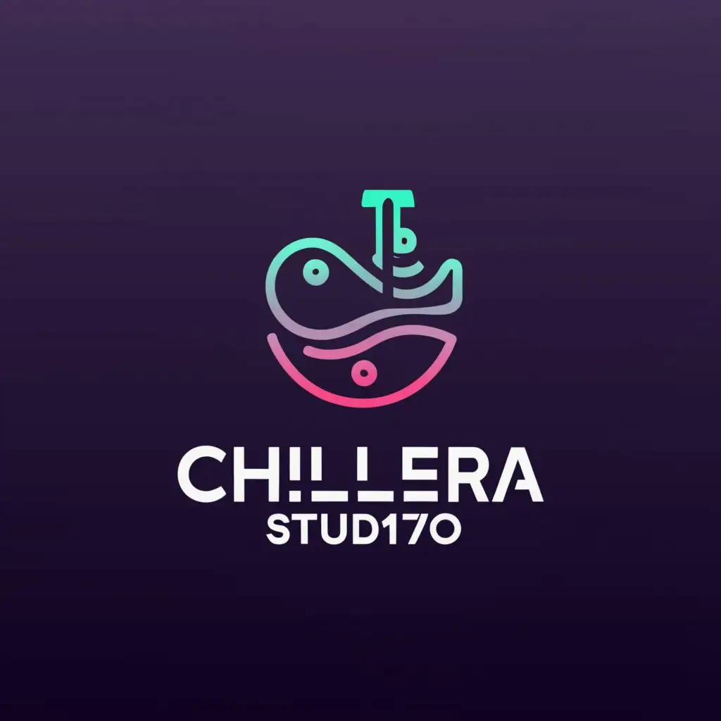 a logo design, with the text ChillEra Stud1o, main symbol: razor, clipper, trim, wave, chill, music, Minimalistic, to be used in Sports Fitness Miami clipper