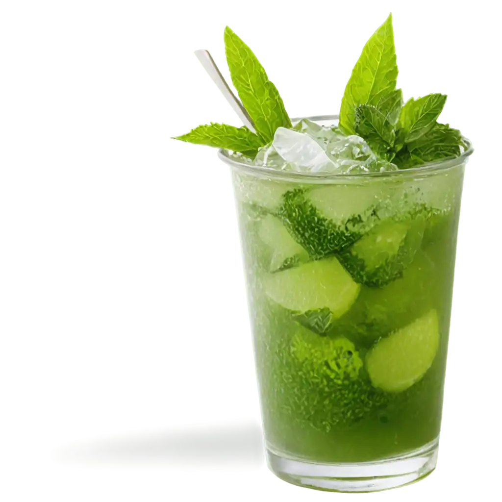 Refreshing-Mojito-PNG-A-Vibrant-Image-to-Elevate-Your-Summer-Thirst-Quenching-Experience