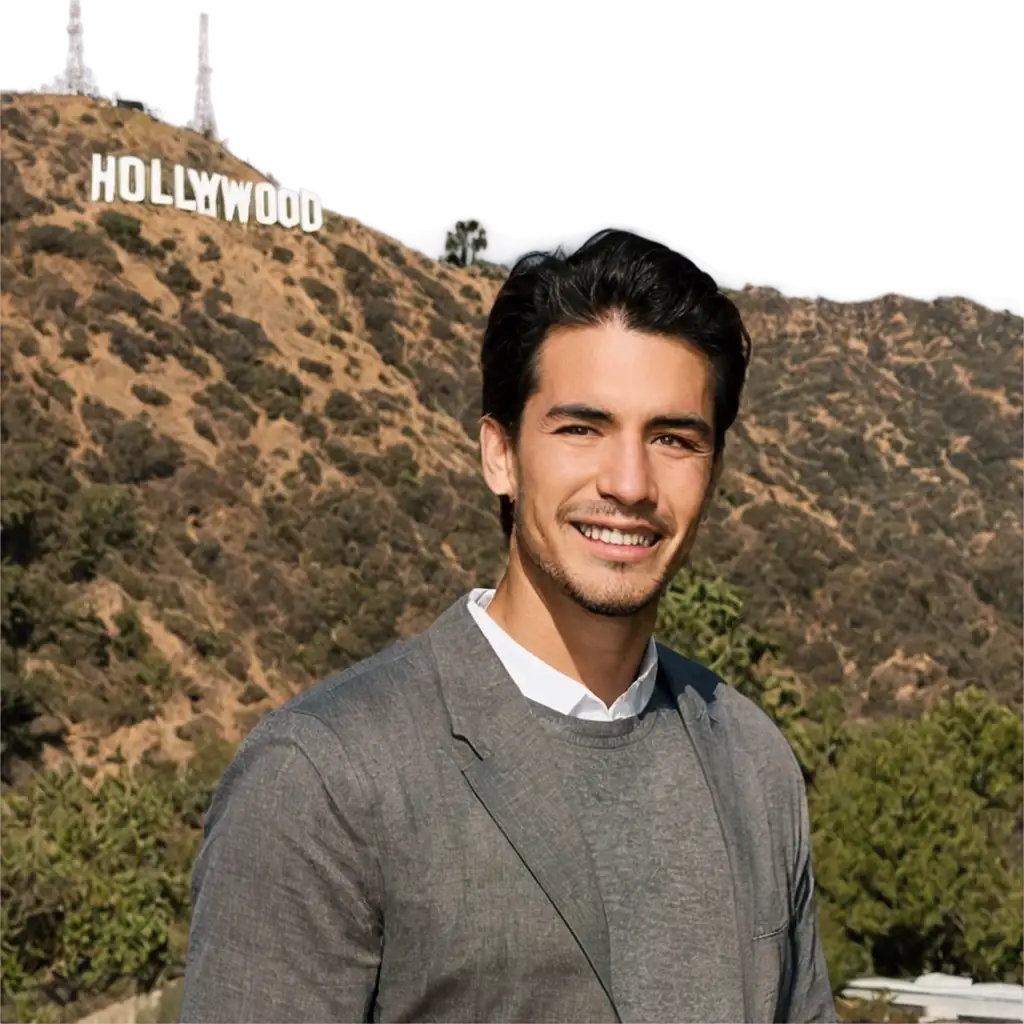 Man-Near-the-Hollywood-Sign-PNG-Image-Iconic-Hollywood-View-Captured-in-HighQuality-Format