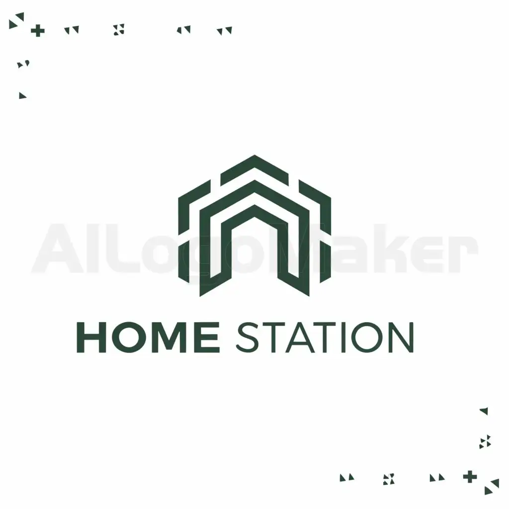 LOGO-Design-For-Home-Station-Minimalist-Home-Icon-on-Clear-Background