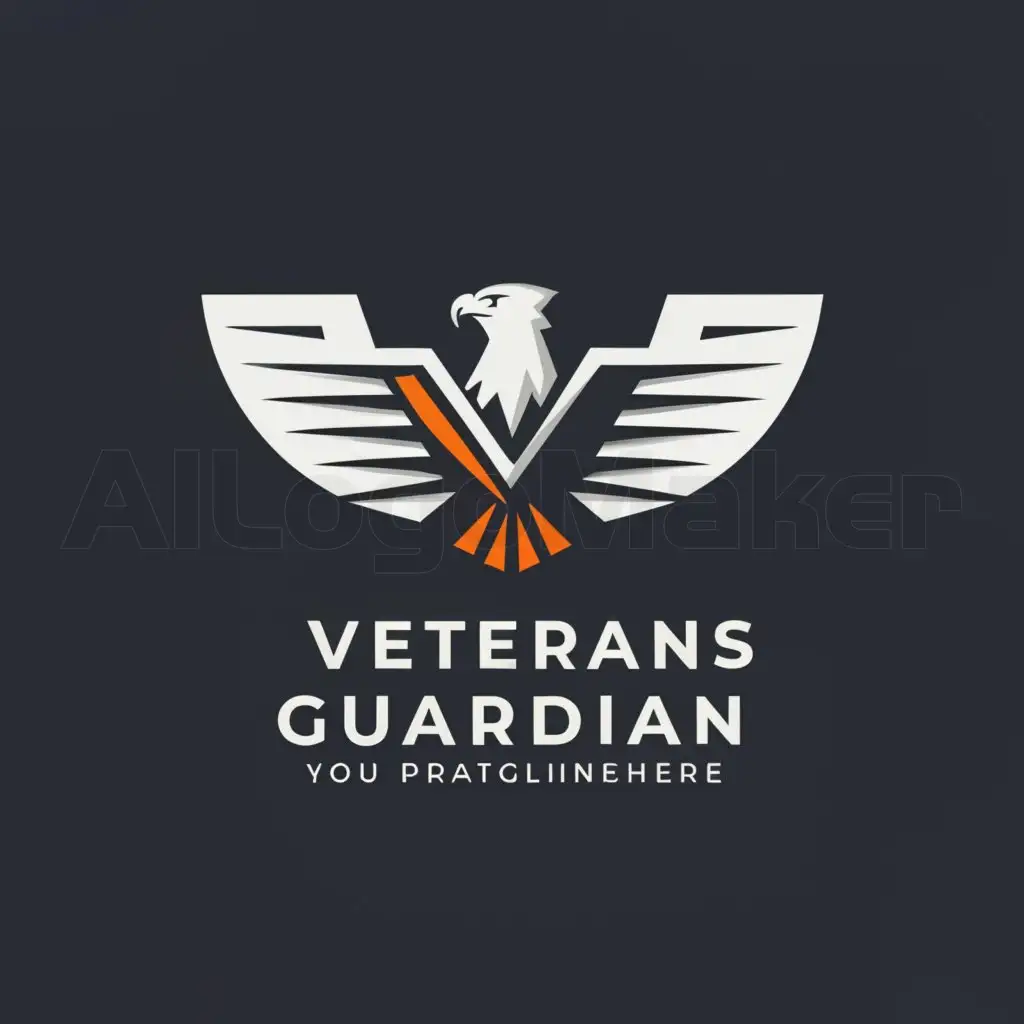 a logo design,with the text "Veterans Guardian", main symbol:Eagle,Minimalistic,be used in Others industry,clear background