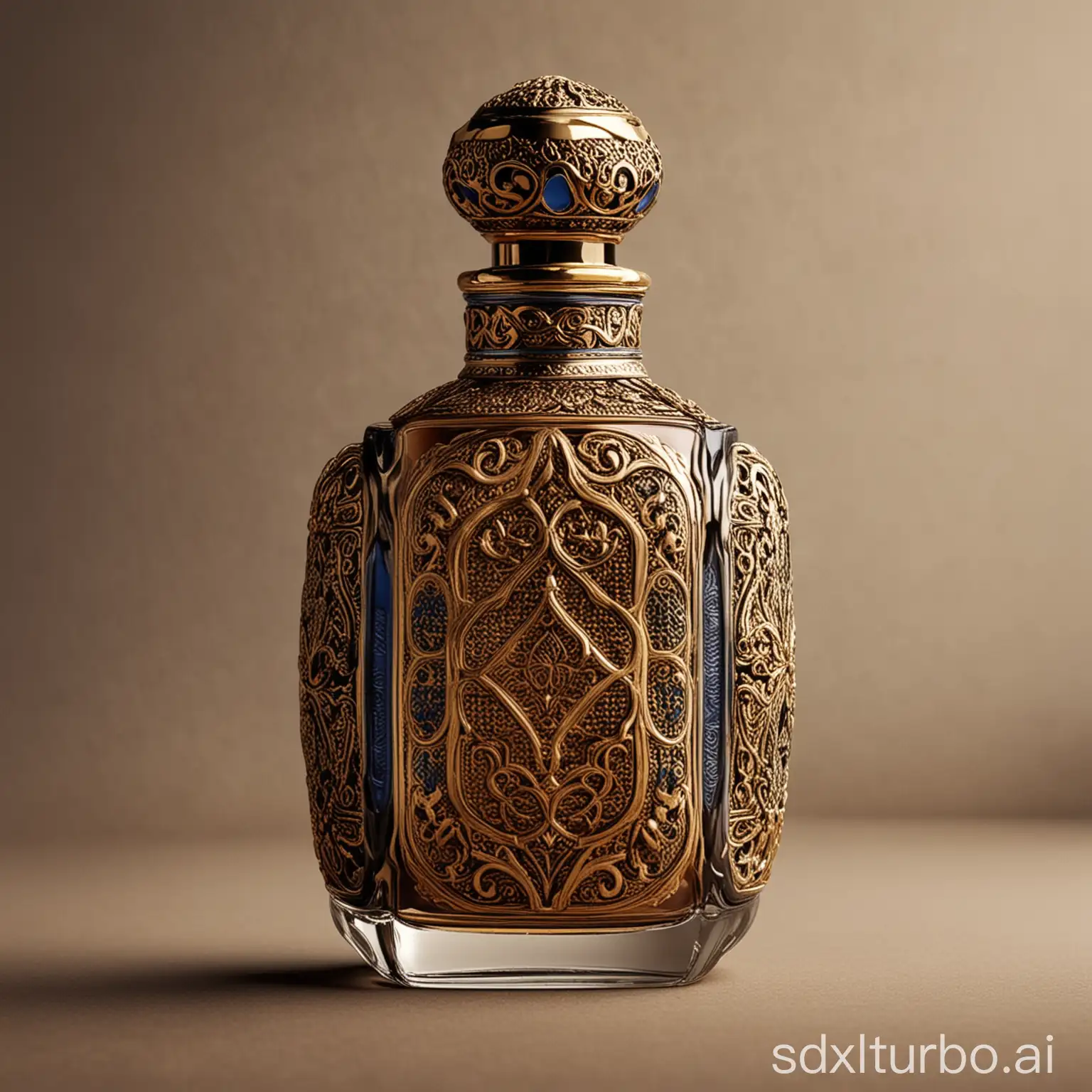 Middle Eastern men's perfume bottle