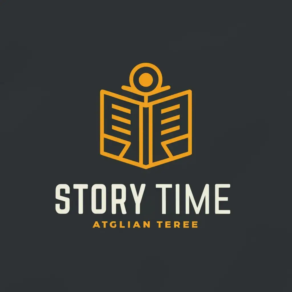 a logo design,with the text "Story Time", main symbol:Story Time,Moderate,be used in Legal industry,clear background