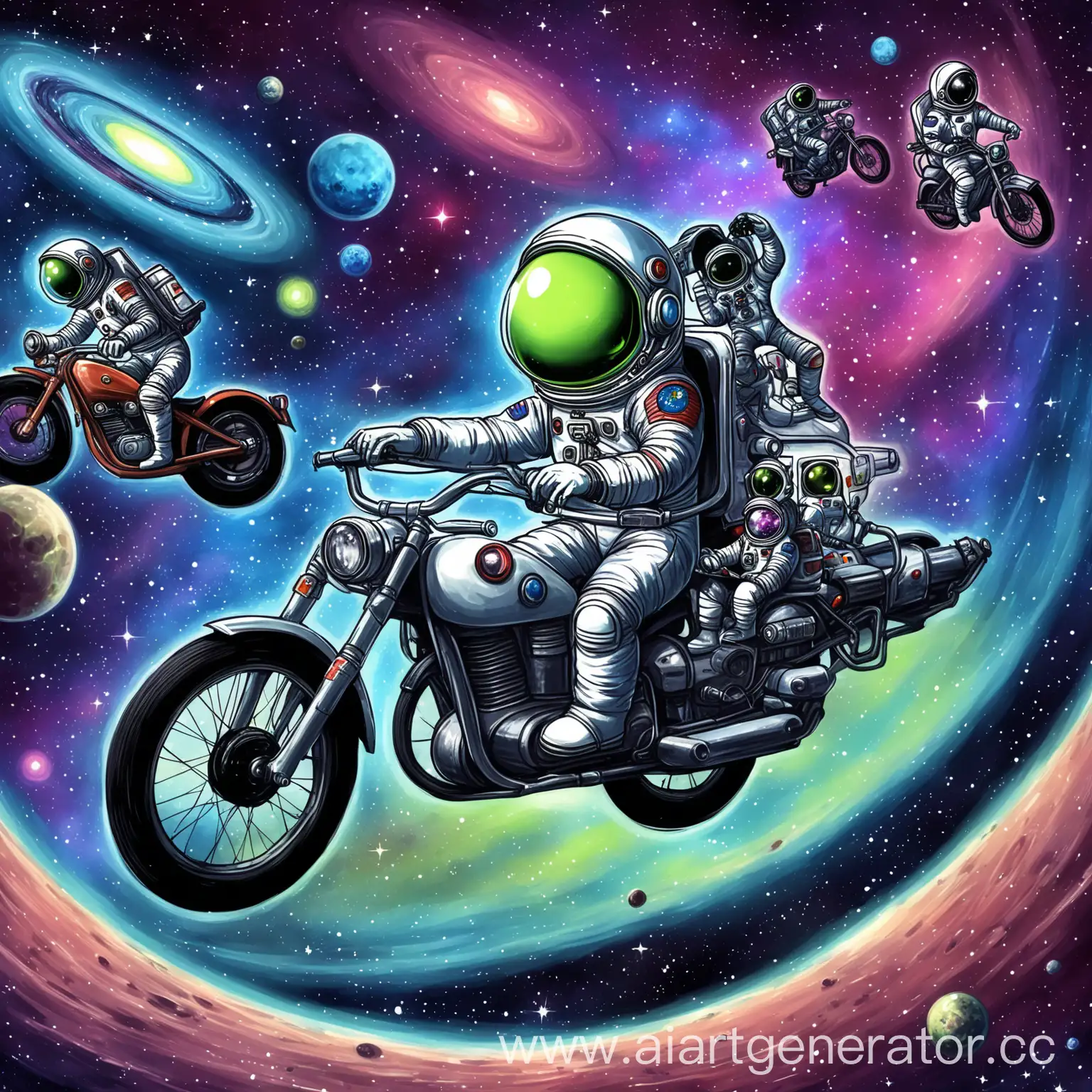 Cosmic-Alien-Riding-Motorcycle-on-Mars