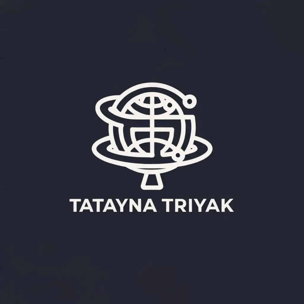 a logo design,with the text "Tatyana Trityak", main symbol:Laptop,complex,be used in Internet industry,clear background
