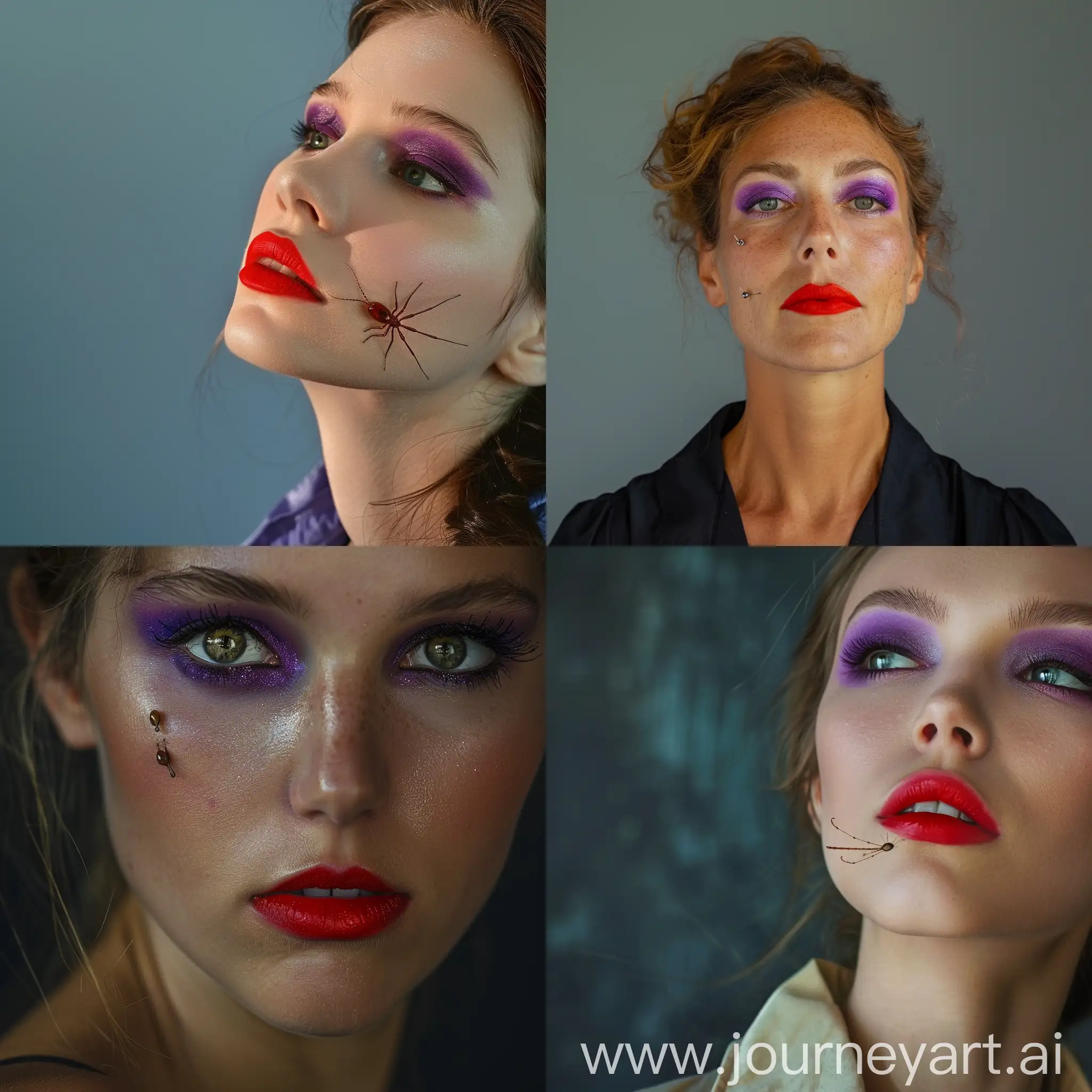 Confident-40YearOld-Saleswoman-with-Vibrant-Makeup