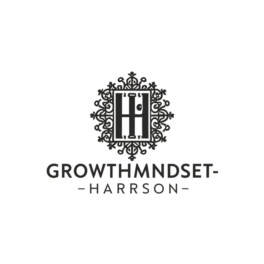 a logo design,with the text "Growth Mindset-Harrison", main symbol:Masonic,complex,be used in Others industry,clear background