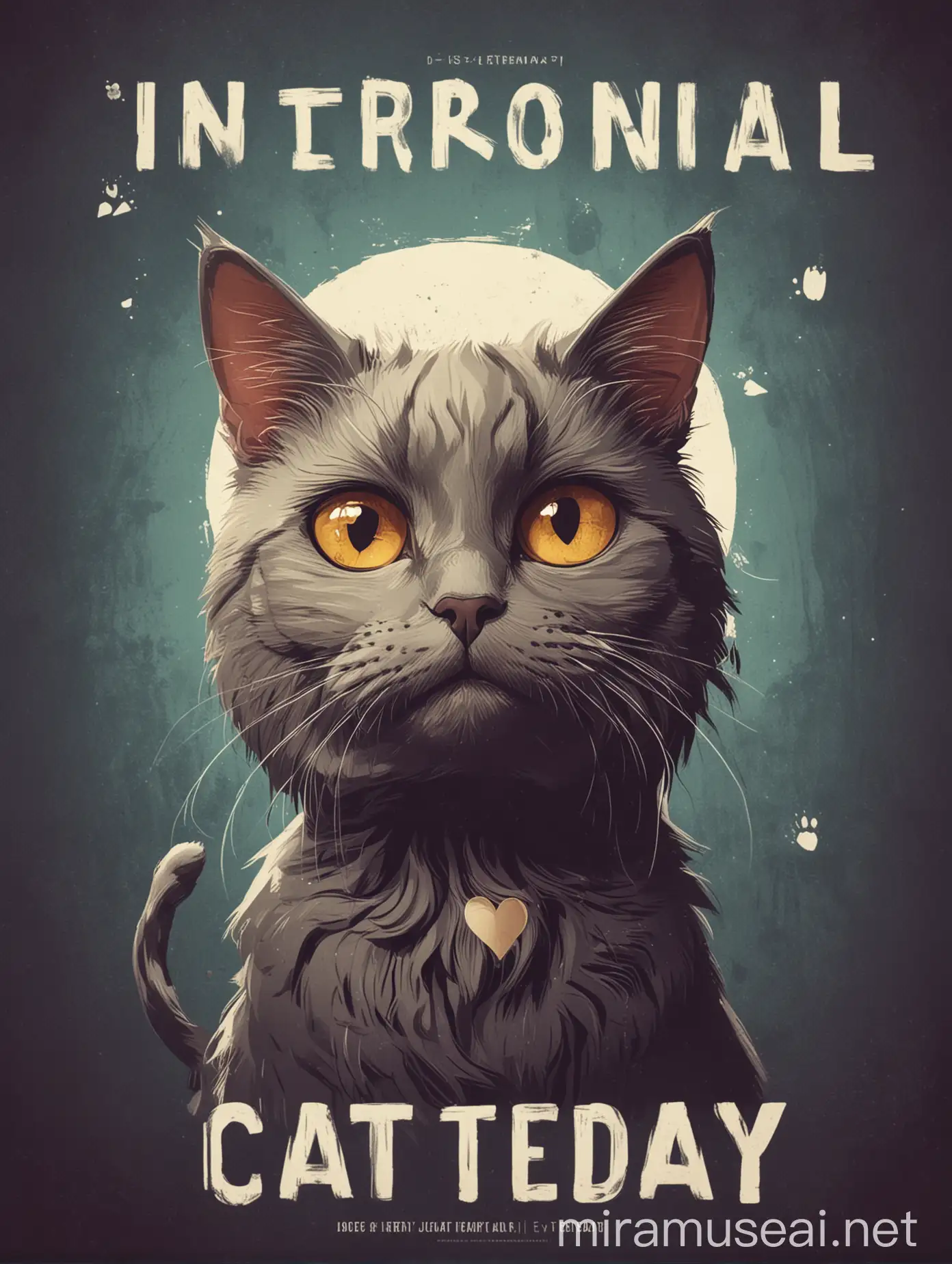 Poster Design about International Cat Day