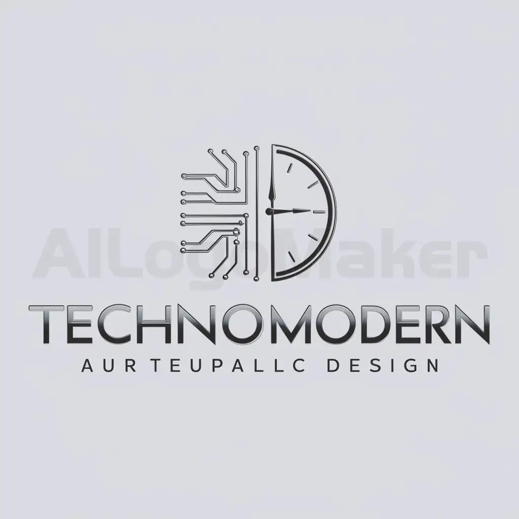 LOGO-Design-for-Technomodern-Minimalistic-Text-with-Technology-Symbol-on-Clear-Background