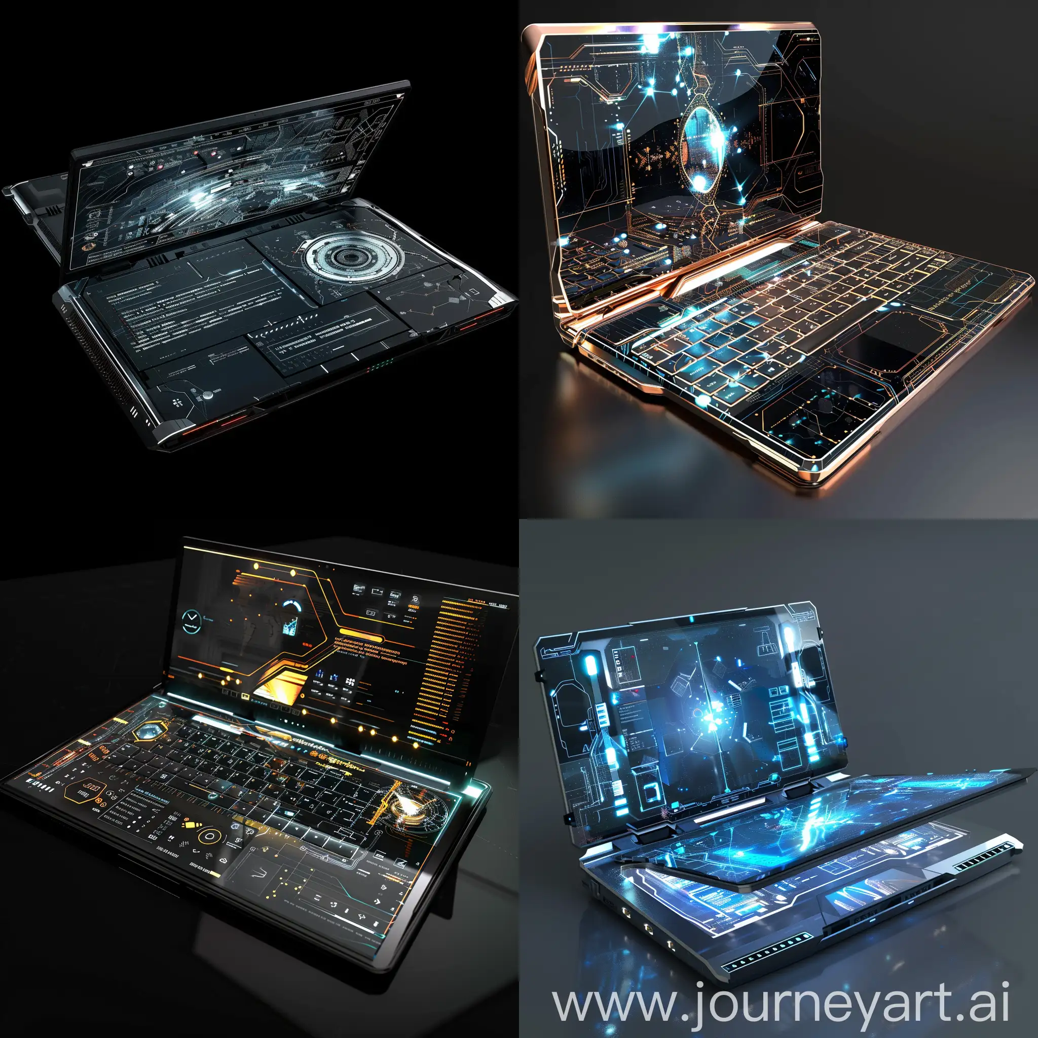 Futuristic-SciFi-Laptop-with-Quantumdot-Display-and-Holographic-Interfaces