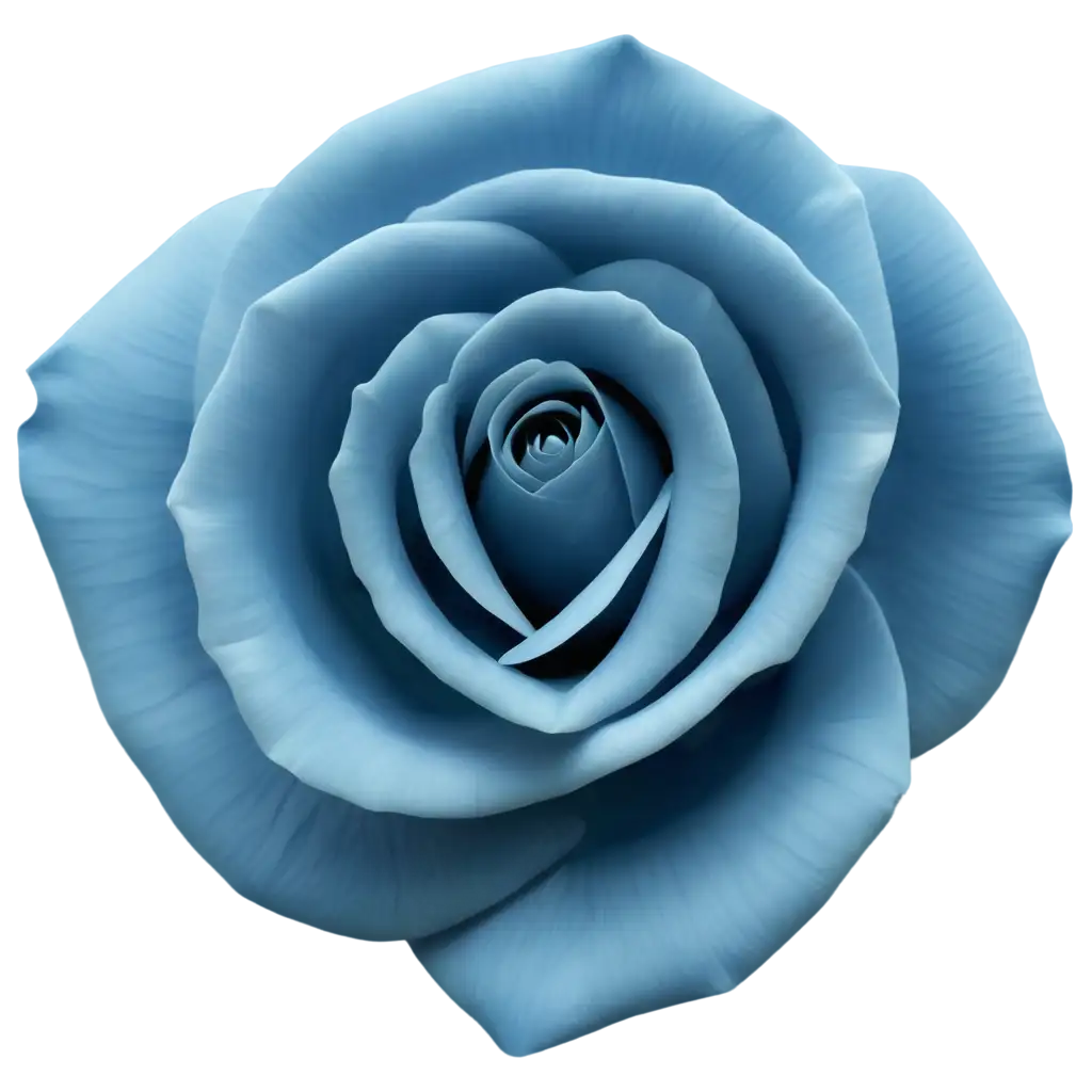Vivid-Blue-Rose-A-Stunning-PNG-Image-for-HighQuality-Visual-Content