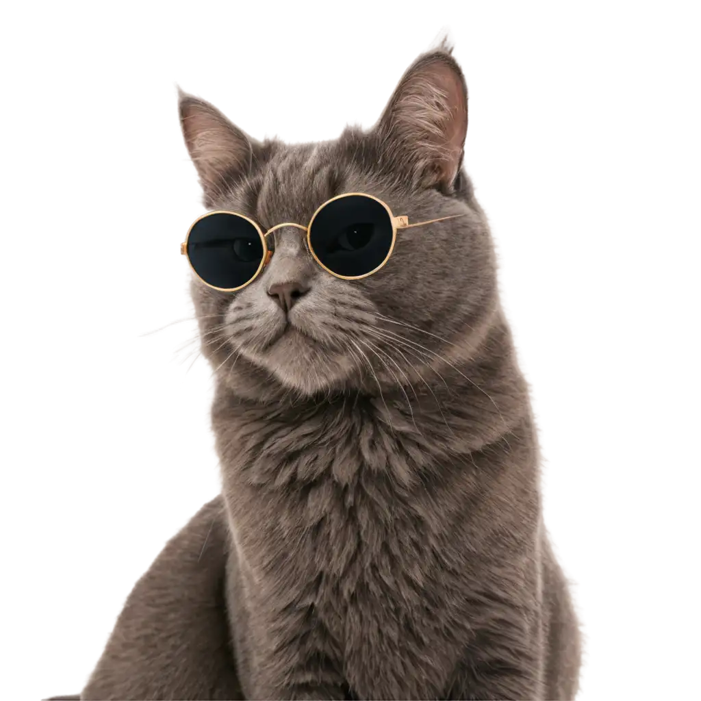 Stylish-Cat-PNG-Adorable-Feline-Sporting-Trendy-Sunglasses