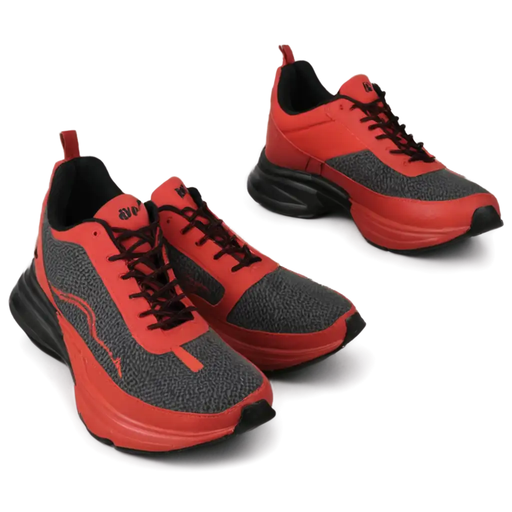 Red-Sports-Shoes-PNG-HighQuality-Image-for-Sports-Apparel-Marketing