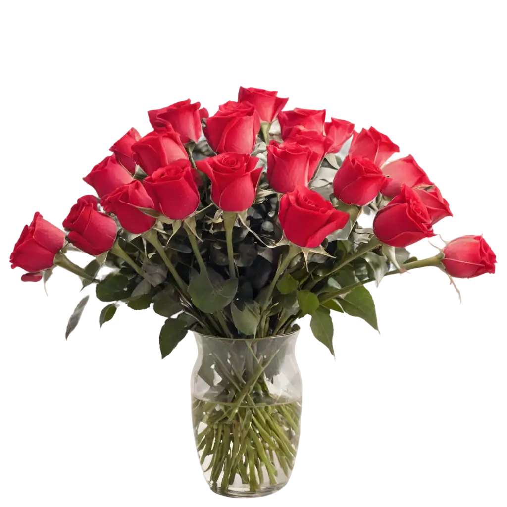 Exquisite-PNG-Image-Captivating-Random-Rose-Flower-Bouquet-in-a-Vase