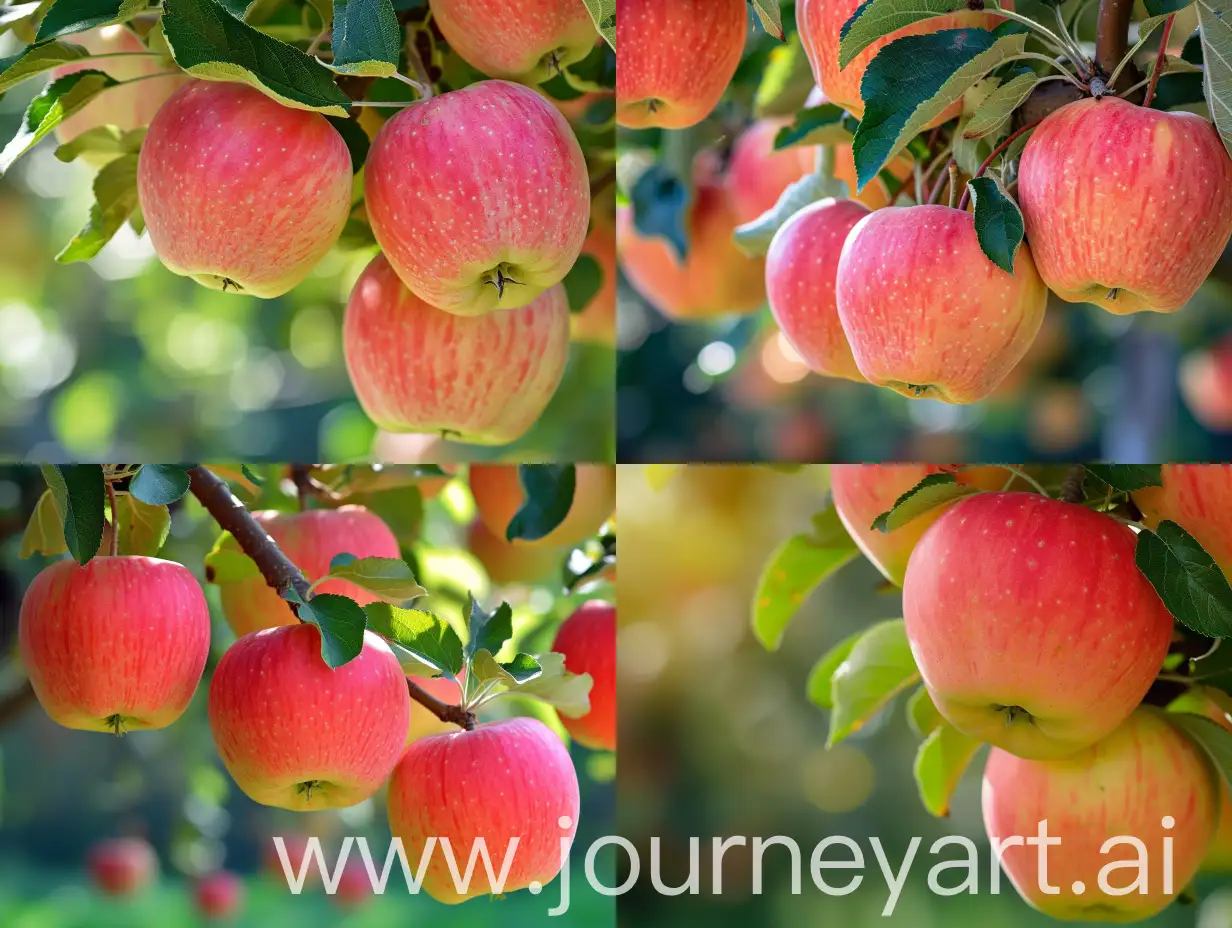 Ripe-Apples-Hanging-from-Lush-Orchard-Trees