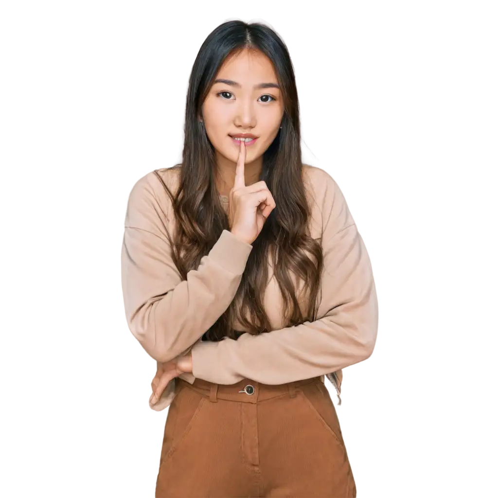 a cute korean girl