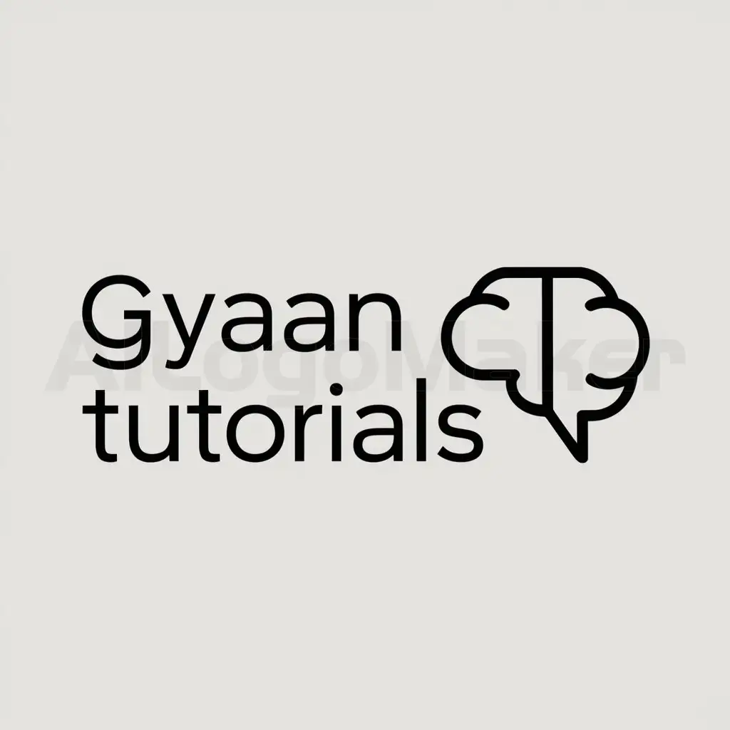 a logo design,with the text "Gyaan Tutorials", main symbol:Gyaan Tutorials,Moderate,clear background