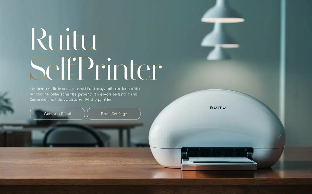 RuiTu-SelfPrinter-Busy-Office-Workers-Using-SelfService-Printers