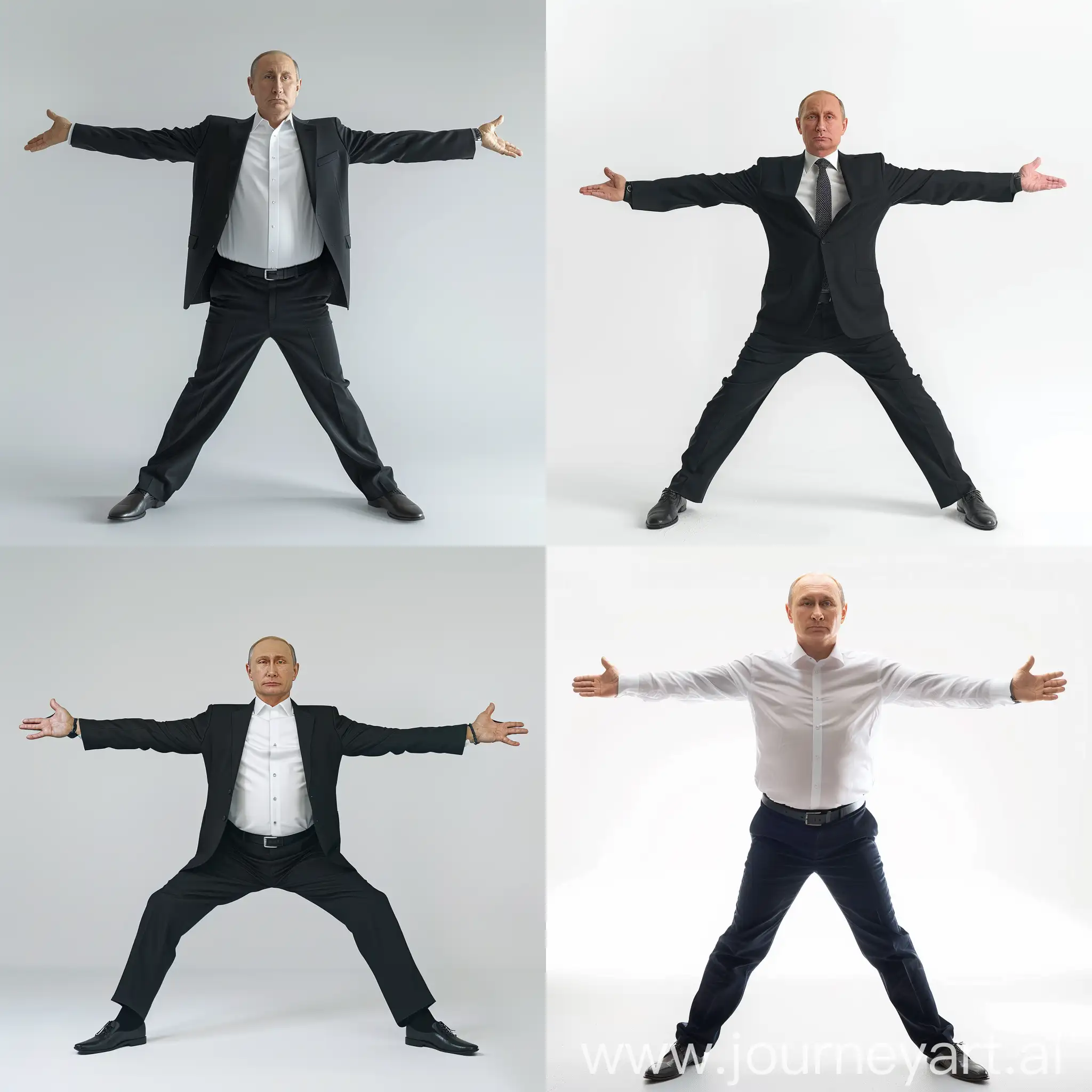 Vladimir-Putin-Stands-Tall-with-Arms-Outstretched-on-White-Background