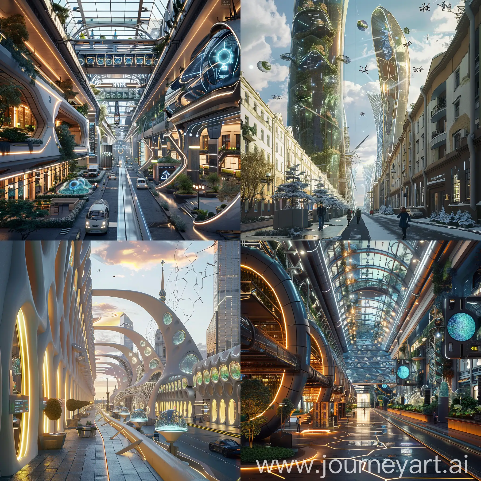 High-tech futuristic Saint Petersburg, Bioluminescent Walls, VR-Infused Public Spaces, Vertical Gardens & Hydroponics, Modular Apartments & Co-Living, AI-Powered Climate Control, Interactive Furniture, 3D-Printed Infrastructure, Nanotech-Enhanced Surfaces, Augmented Reality Shopping, Hyperloop Transportation Hubs, Kinetic Facades, Self-Cleaning Exteriors, Urban Wind Turbines, Vertical Farms & Sky Gardens, Hyperloop Tubes & Stations, Kinetic Energy Harvesting Pavements, Smart Traffic Lights & Pedestrian Walkways, Weather-Adaptive Roofs, Drone Delivery Stations & Landing Pads, "Living" Monuments, unreal engine 5 --stylize 1000