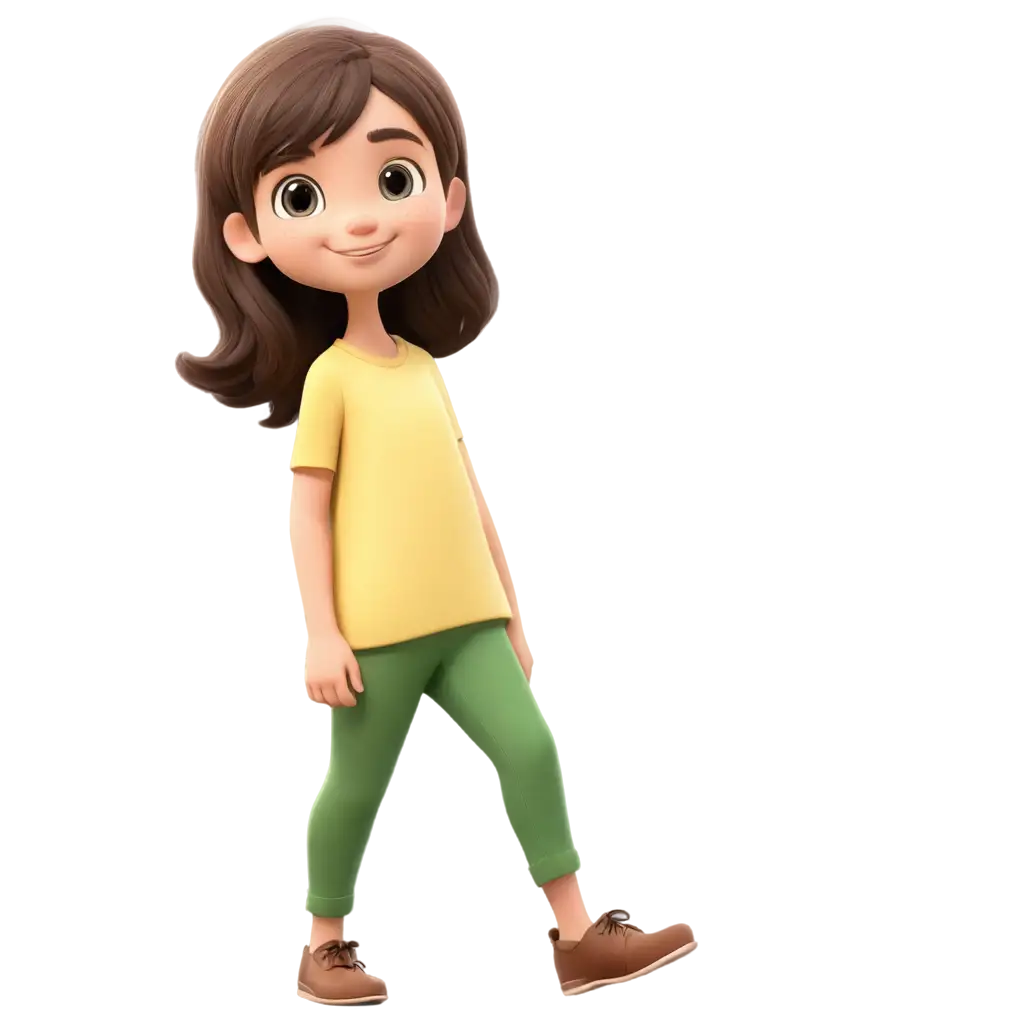 Cute-Girl-Cartoon-PNG-Adorable-Cartoon-Character-Illustration