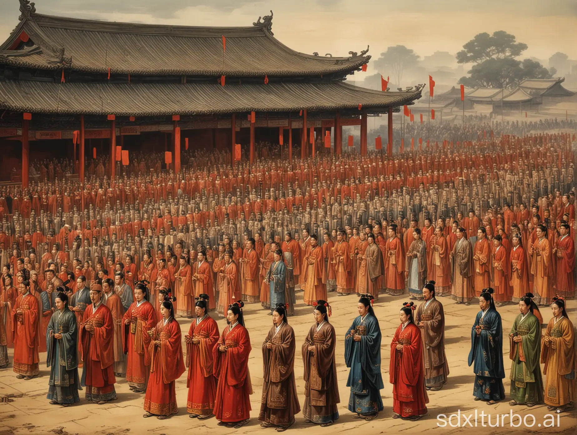 China Qin Dynasty's wedding