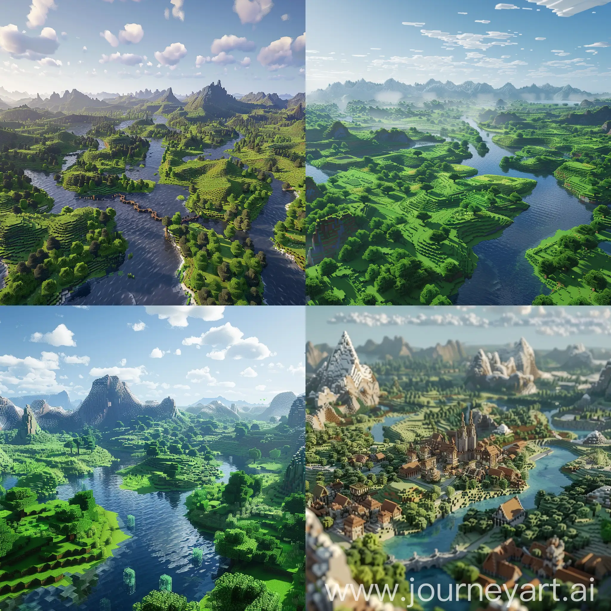 Minecraft-World-with-Plains-and-River
