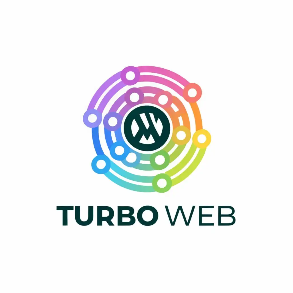 a logo design,with the text "Turbo web", main symbol:webpages,Moderate,be used in Others industry,clear background