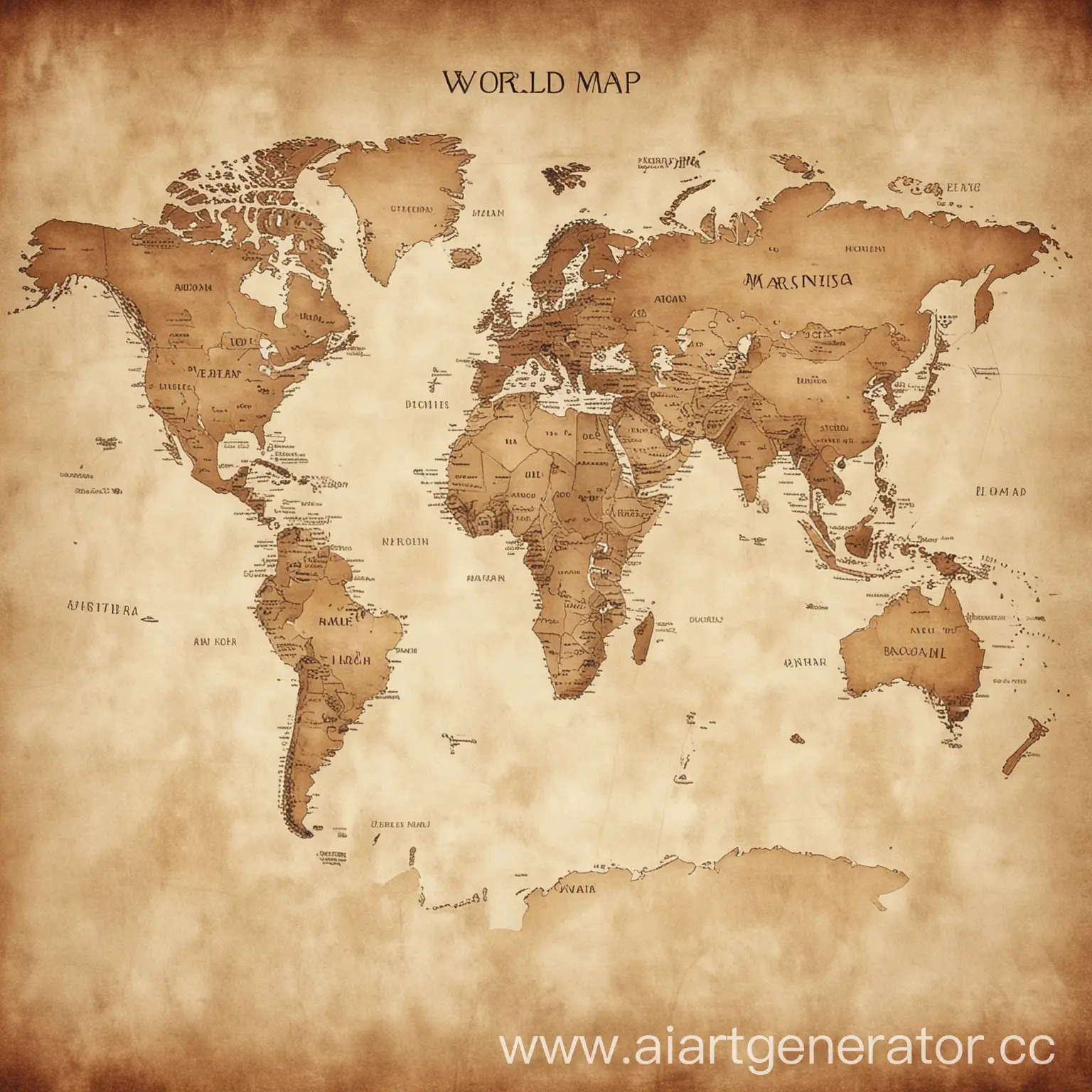 географическая карта мира