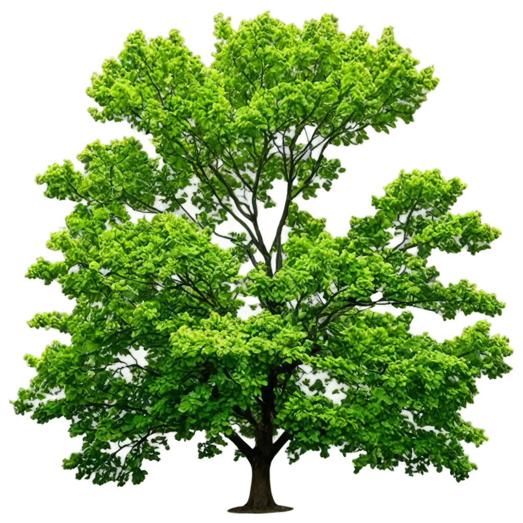 big tree with leaves