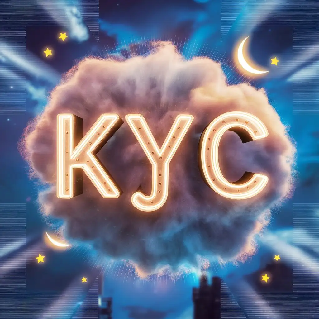 KYC text on cloud