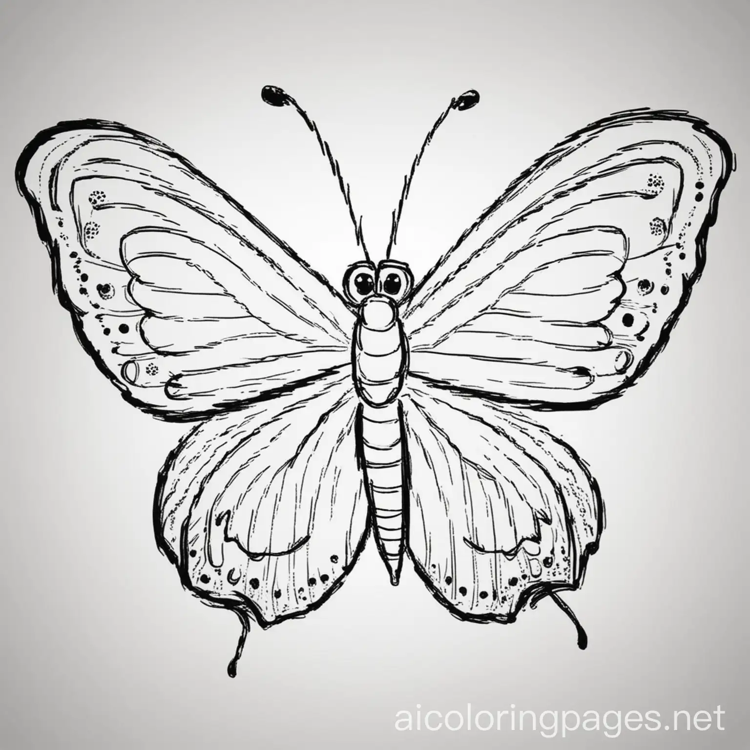 butterfly simple lines and curves for kids colour black and white

, Coloring Page, black and white, line art, white background, Simplicity, Ample White Space. The background of the coloring page is plain white to make it easy for young children to color within the lines. The outlines of all the subjects are easy to distinguish, making it simple for kids to color without too much difficulty