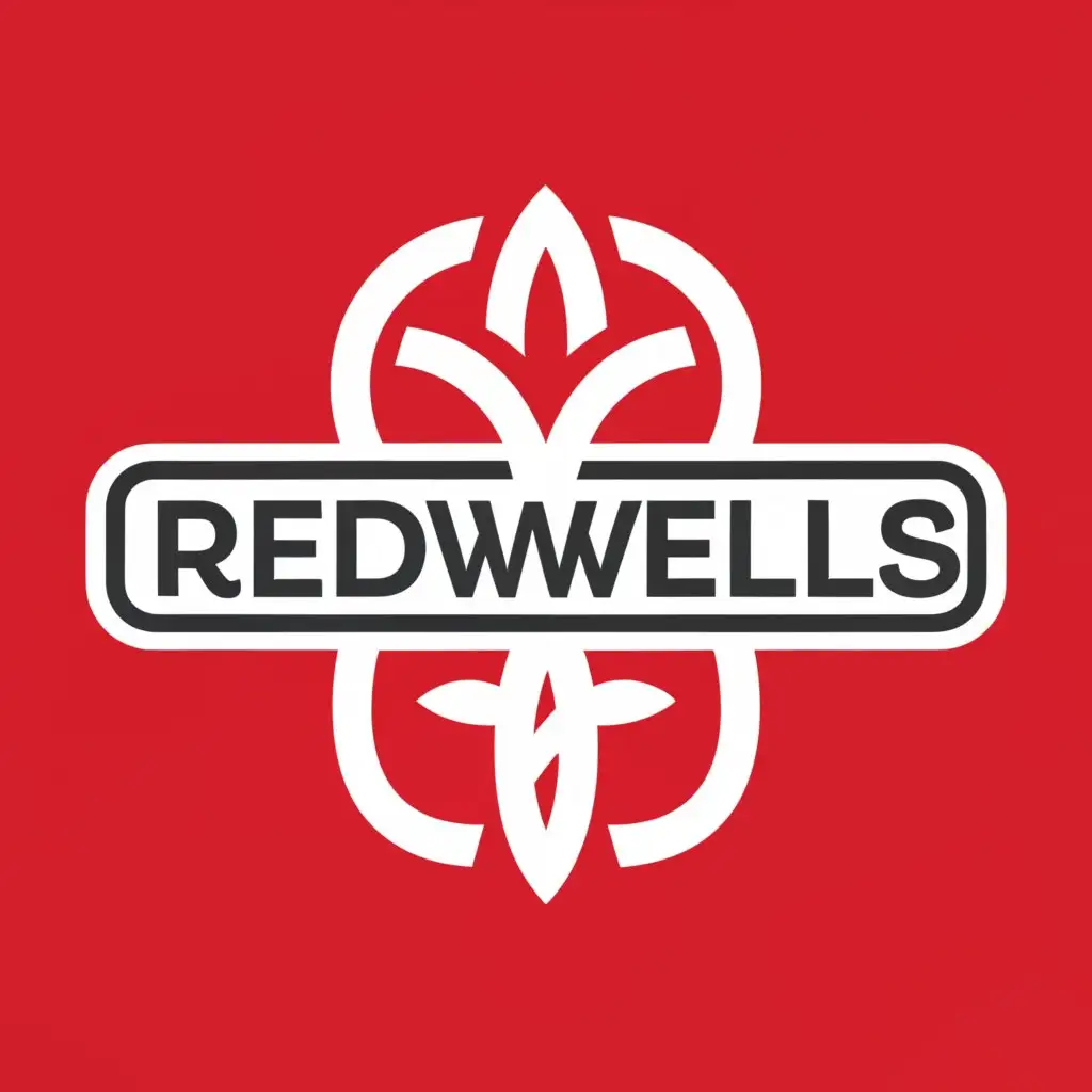 a logo design,with the text "REDWELLS HEALTH", main symbol:nutritional supplement brand based in the UK. We specialize in providing premium-quality products that are free from additives and fillers, ensuring they are 100% pure and of the highest quality. Our products cater to a diverse audience of all ages, both domestically and internationally. Design Objective: We are seeking a graphic designer to create a new logo and packaging design for our range of nutritional supplements. The design should reflect our brand values of purity, quality, and trustworthiness, while also conveying a modern and minimalist aesthetic. Design Specifications: 1. Logo Design:• We envision a minimalist logo that primarily focuses on typography.• The logo should prominently feature the brand name “REDWELLS” and “REDWELLS HEALTH” in a clean and modern font.• The colour scheme should primarily be black, reflecting our brand identity.• The logo should evoke a sense of simplicity, professionalism, and trustworthiness.,complex,be used in Others industry,clear background