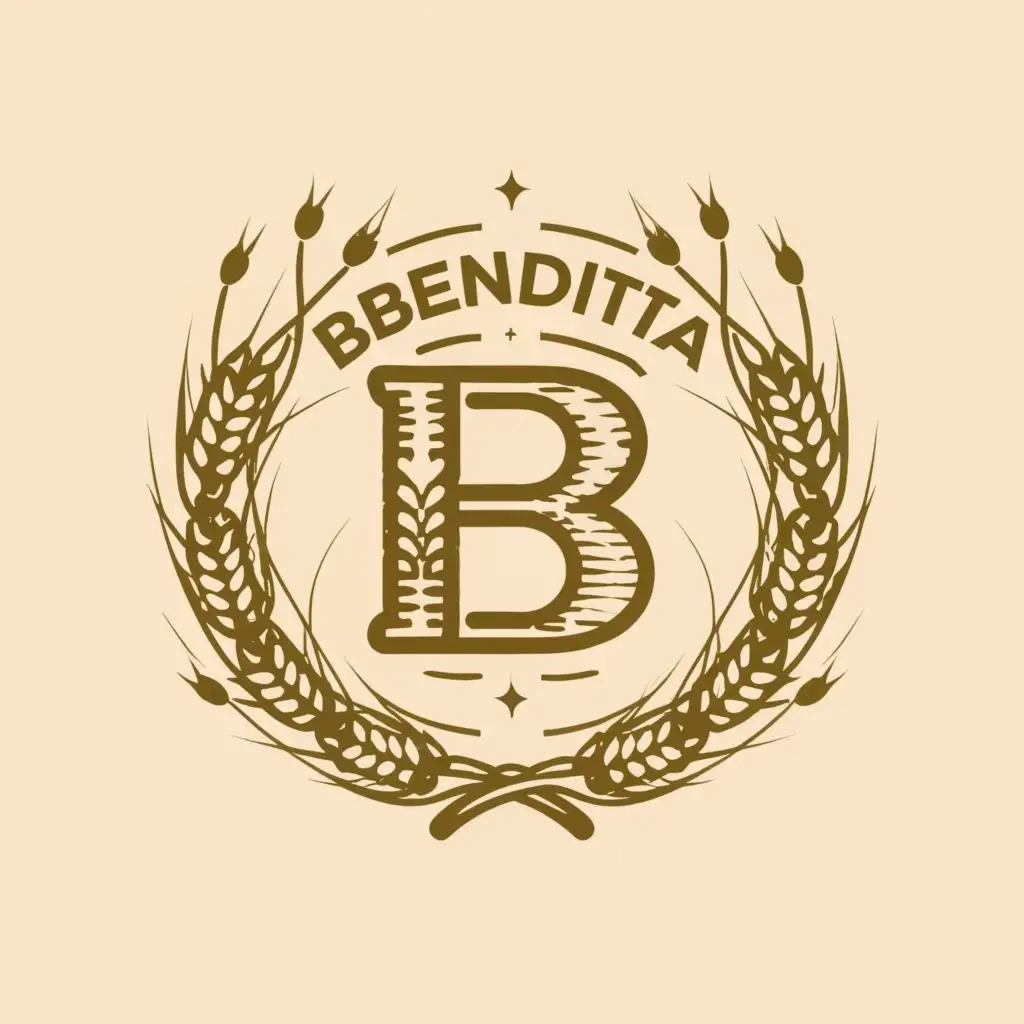 LOGO-Design-for-Bendita-Classic-Typography-with-Subtle-Hops-and-Barley-Motif