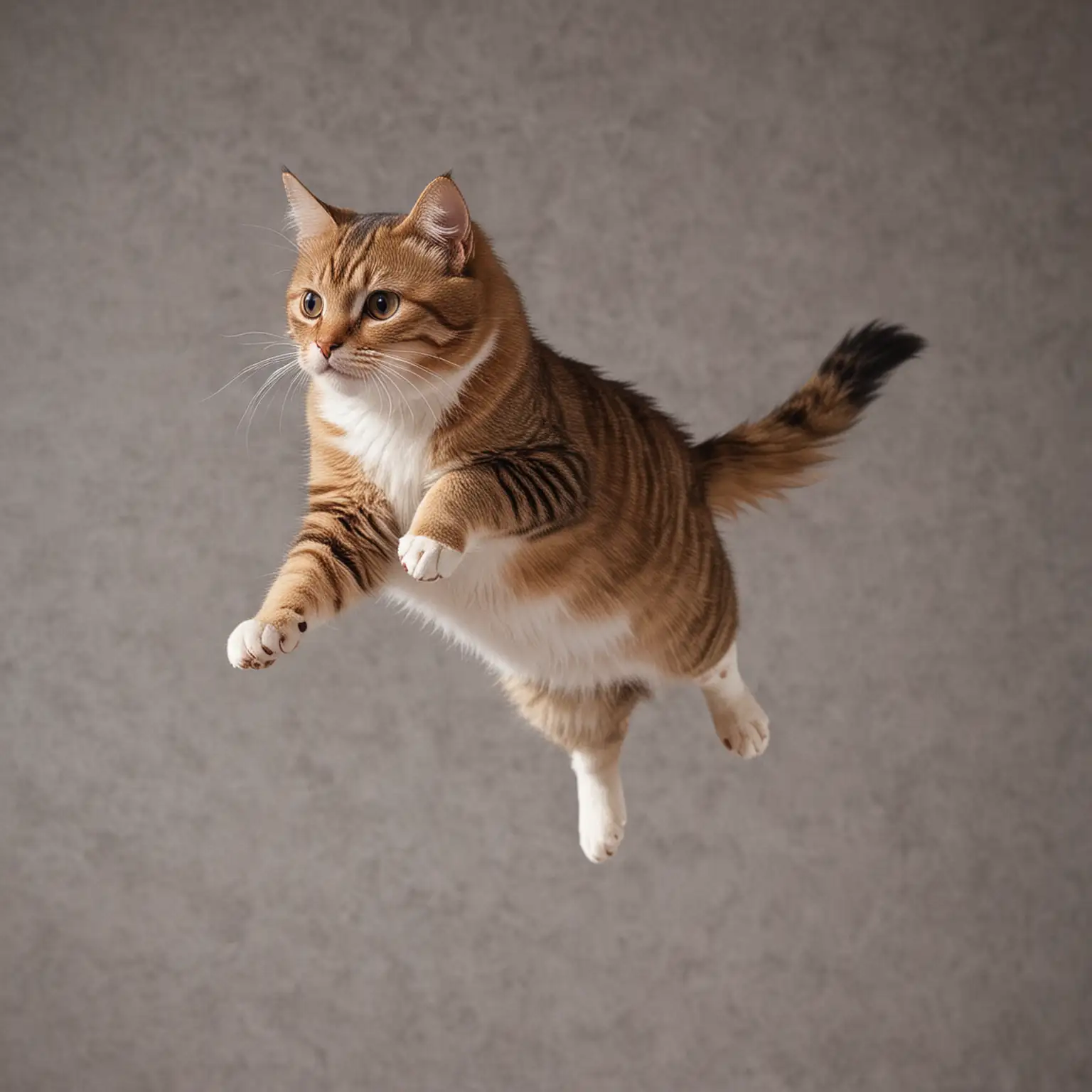 Flying-Cat-in-a-Surreal-Sky