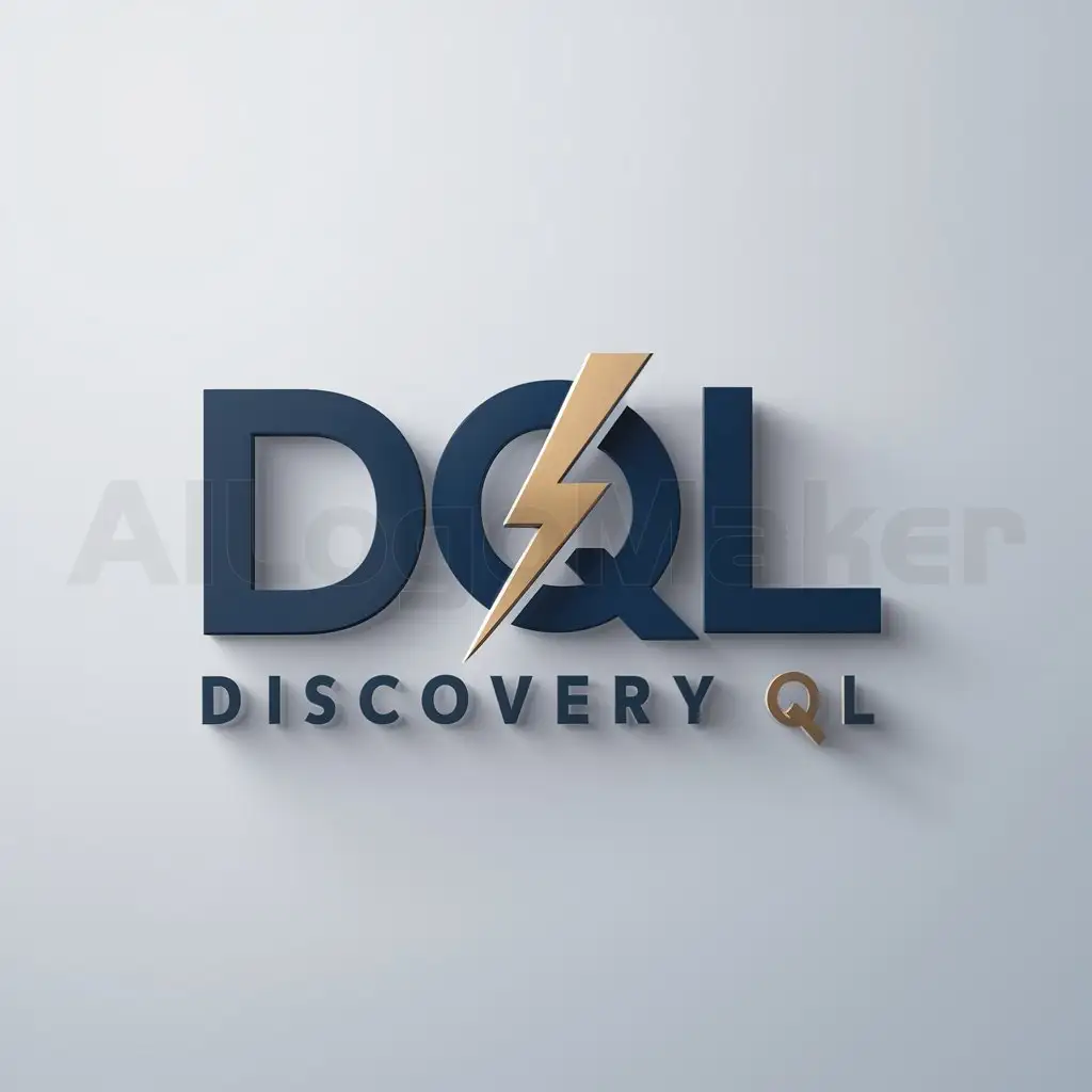 a logo design,with the text "DiscoveryQL", main symbol:Discovery Quick Loans,Moderate,clear background