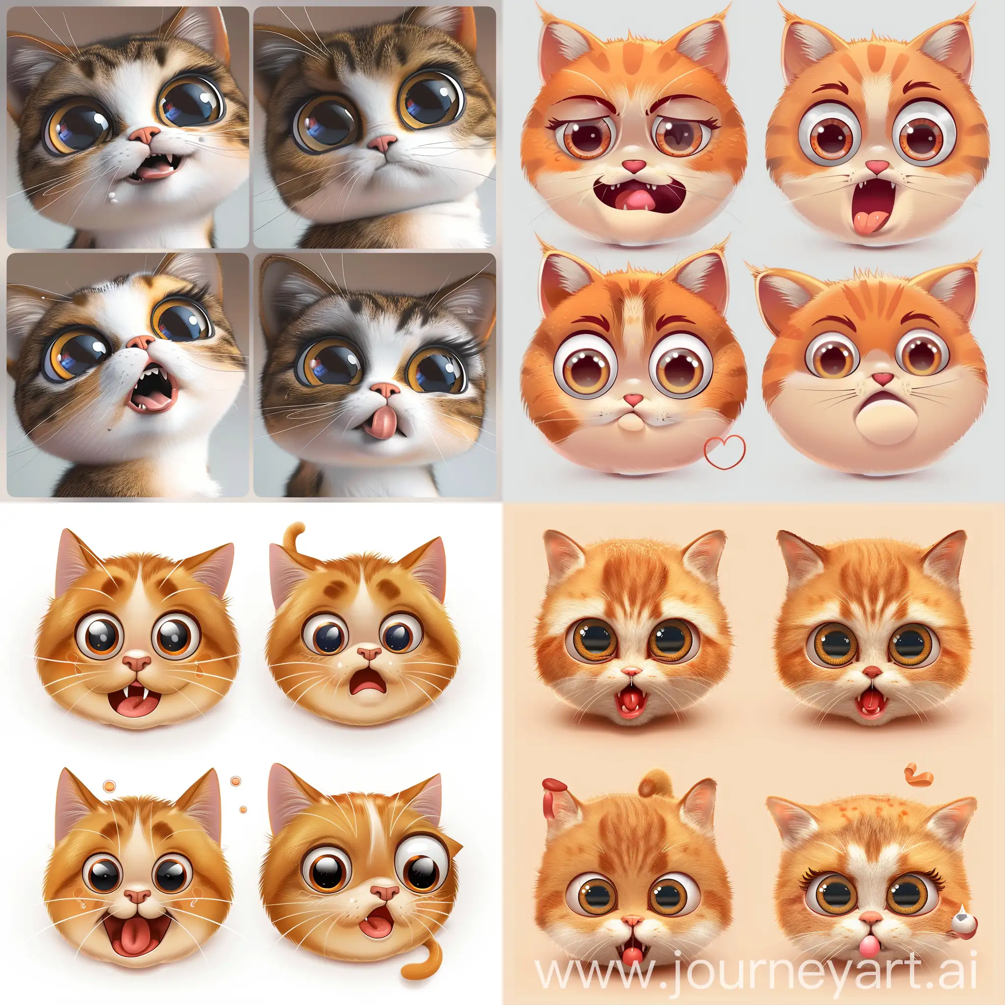 Playful-Cat-Emoji-Pack-Expressions-of-Innocence-Playfulness-and-Joy