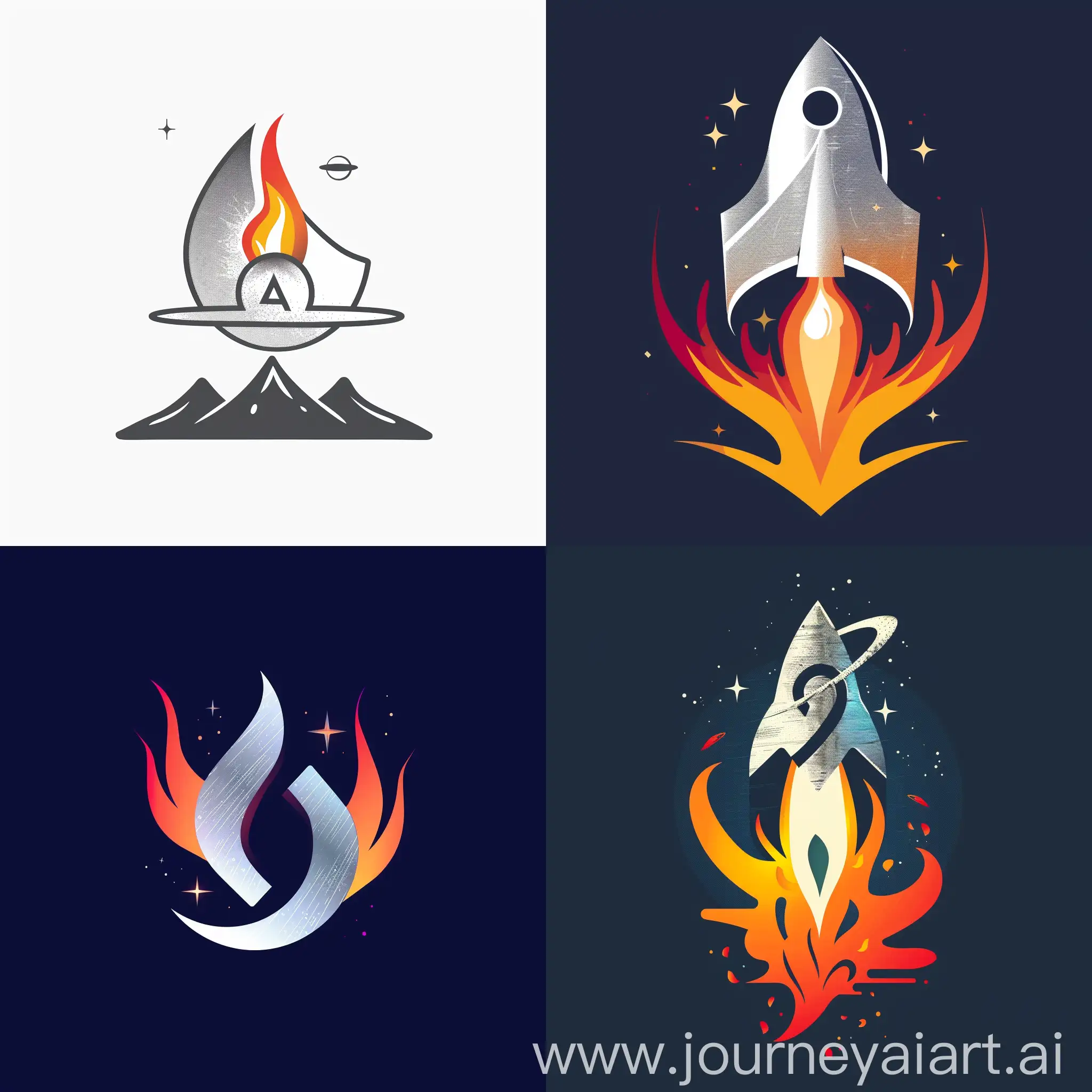 Minimalist-Space-and-Technology-Logo-Design-with-Colorful-Combustion-Elements