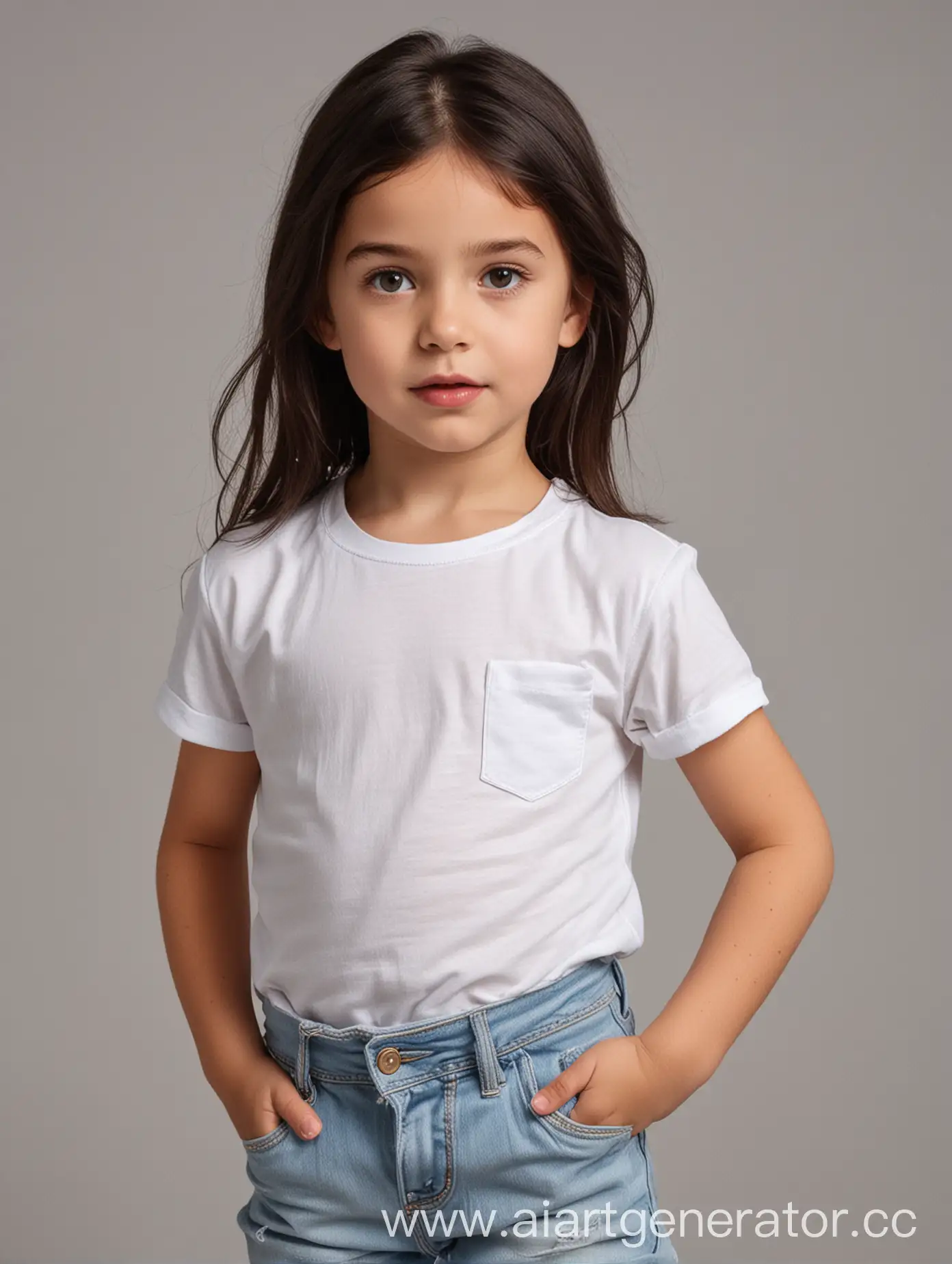 Young-Girl-with-Dark-Hair-in-White-TShirt-Age-46-Years