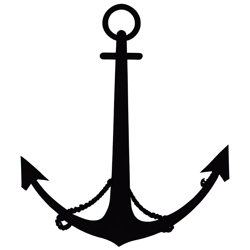Captivating-Anchor-Silhouette-PNG-Enhancing-Visual-Appeal-with-Transparent-Quality