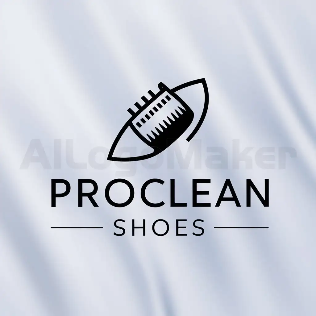 a logo design,with the text "ProClean Shoes", main symbol:a company that specializes in cleaning and football shoes.,Moderate,clear background