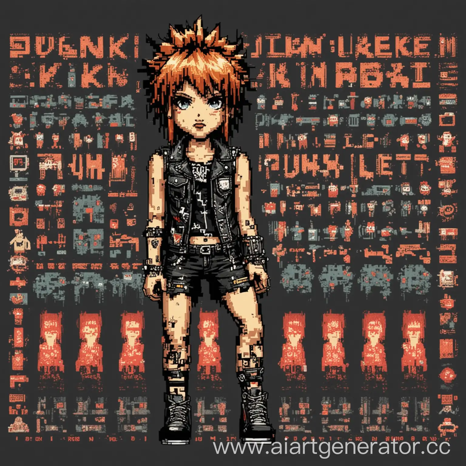 Retro-Punk-Character-in-8Bit-Style-Art