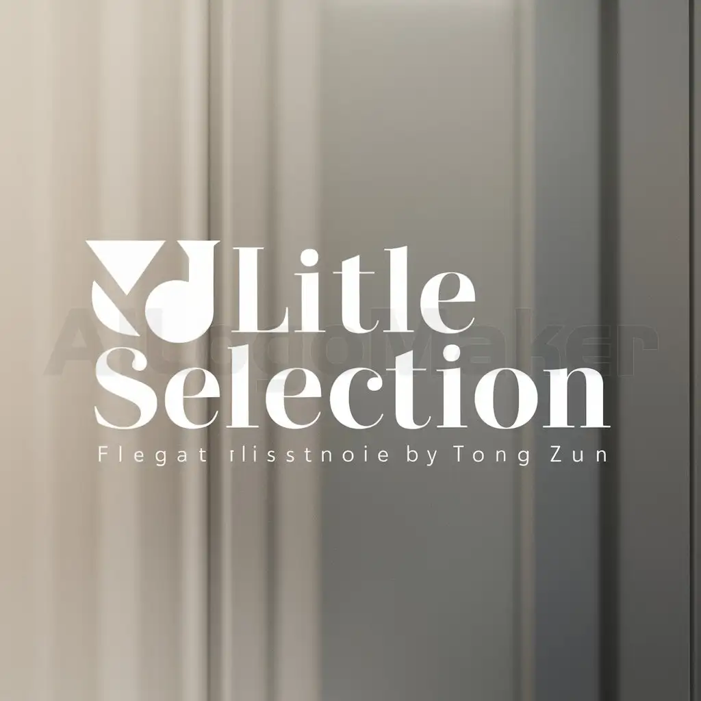 a logo design,with the text "Little Selection", main symbol:By: Tong Zun,Moderate,clear background