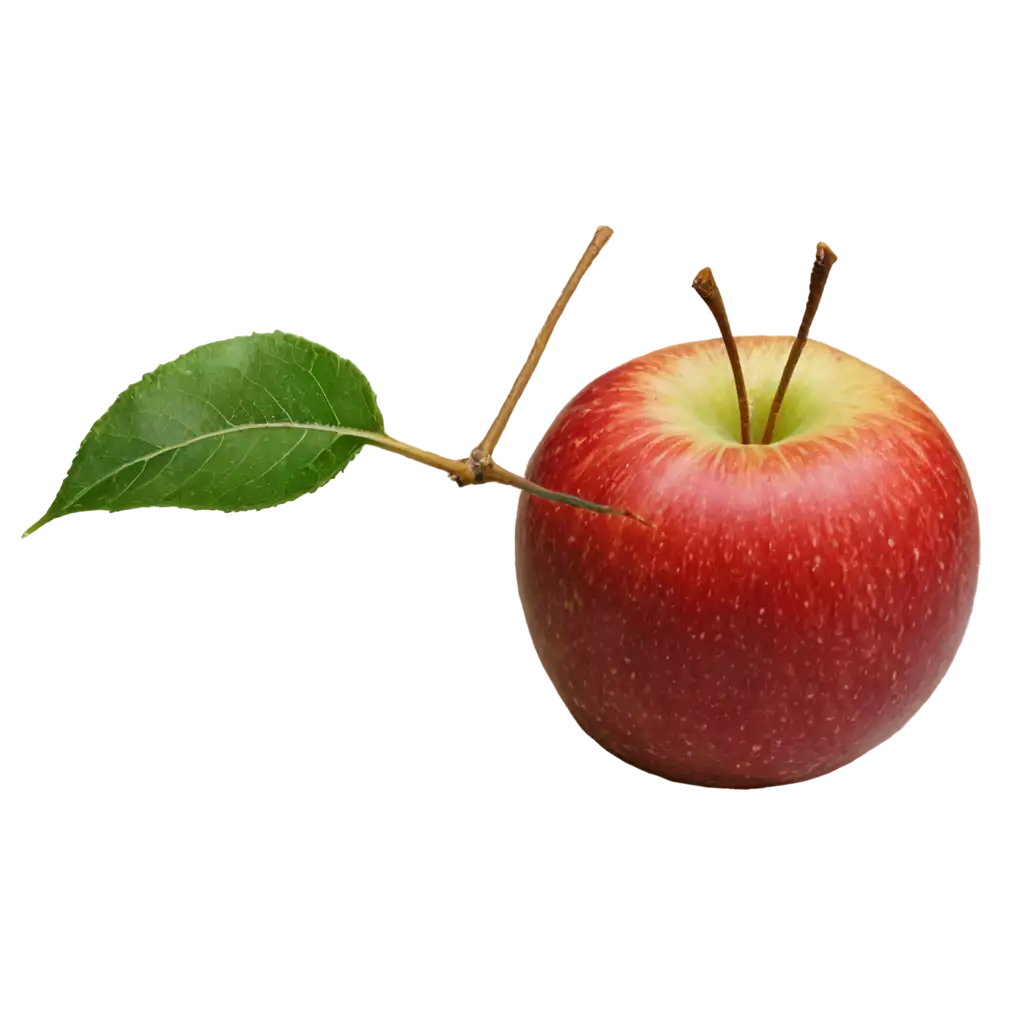 Crisp-PNG-Image-of-a-Singular-Apple-Enhance-Your-Design-with-HighQuality-Visuals