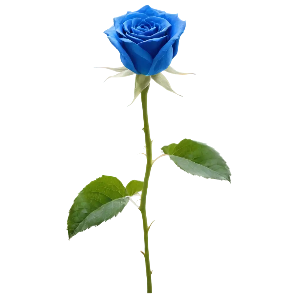 Vivid-CloseUp-Exquisite-Blue-Rose-Flower-PNG-Image
