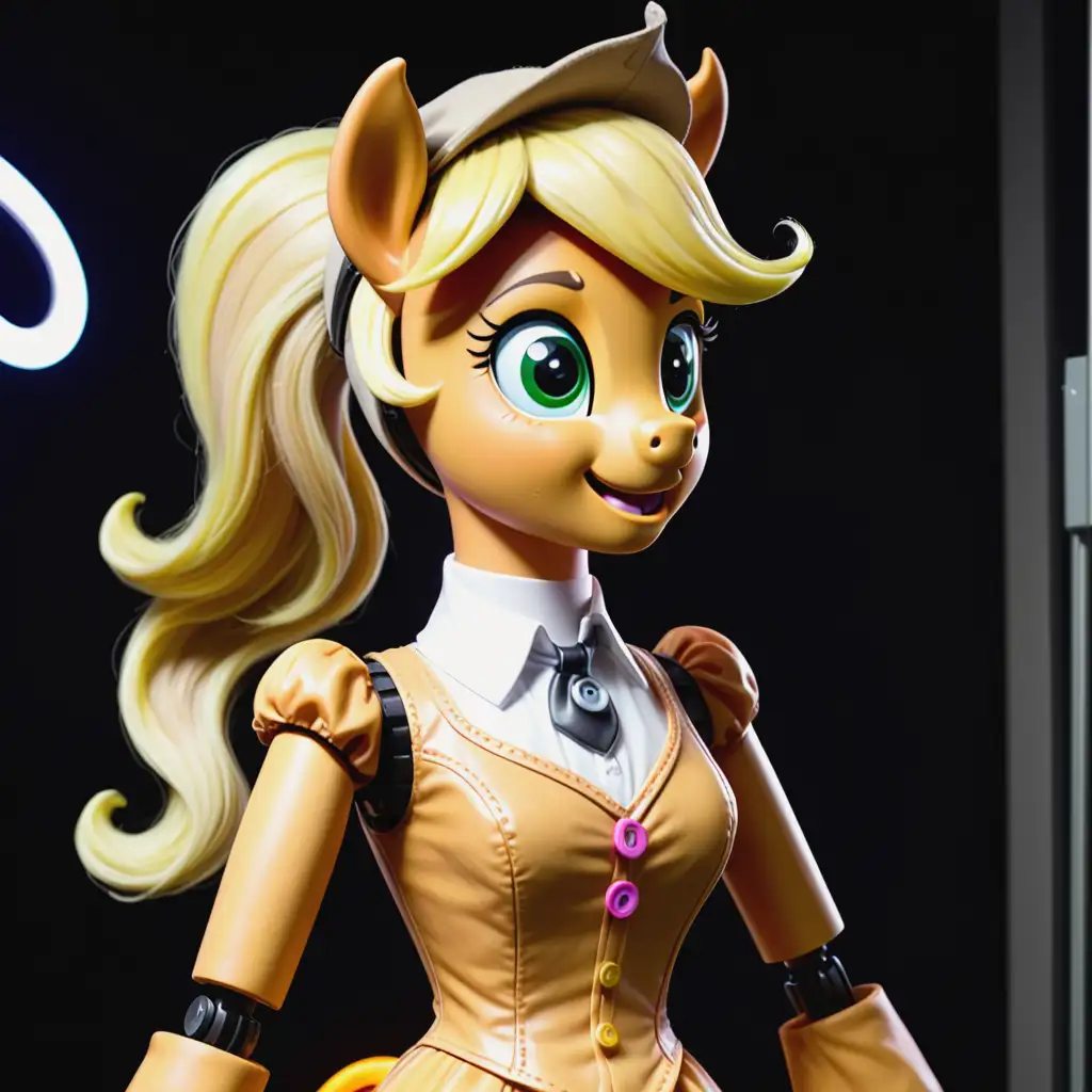 Female-Animatronic-Applejack-Robotic-Representation-of-the-Iconic-Character