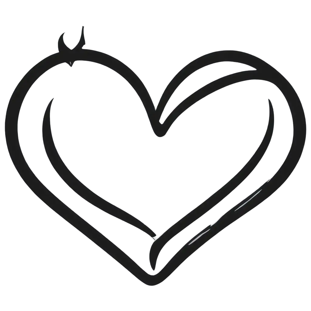 Create a heart logo that has drips like in krink ink